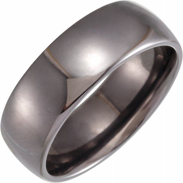 Tantalum 8 mm Dome Comfort - Fit Band - Balacia