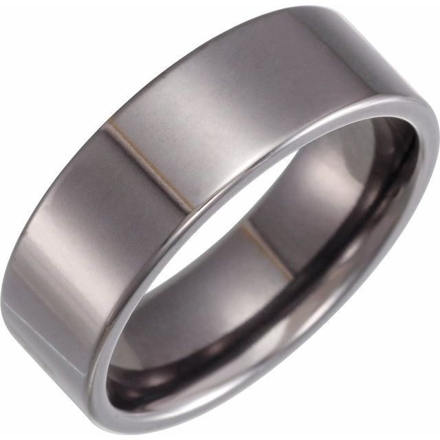 Tantalum 8 mm Flat Comfort - Fit Band - Balacia