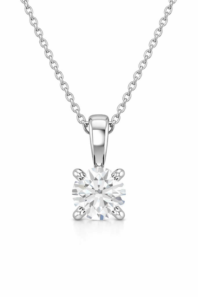Lab grown diamond necklace