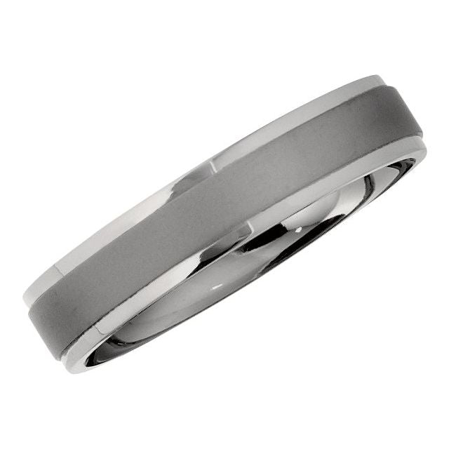 Titanium 5 mm Oxidized Flat Band - Balacia