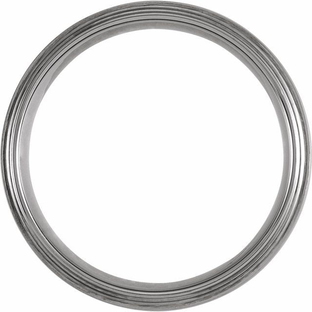 Tungsten 8 mm Double Edge Band - Balacia
