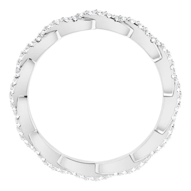 Twist Full Eternity Band Full Side