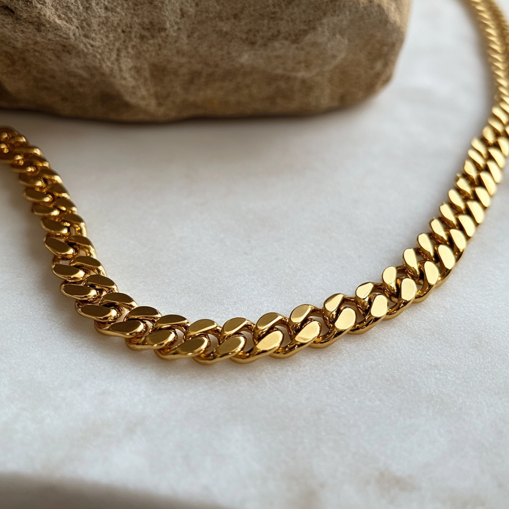 Golden Legacy Miami Cuban Link Chain Solid 14k Gold Balacia