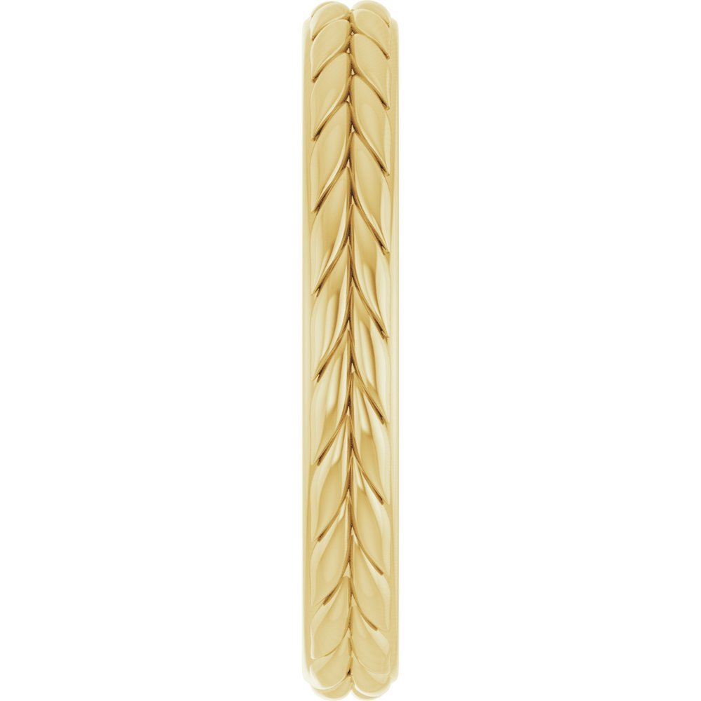 Wheat Pattern Cigar Wedding Band - Balacia
