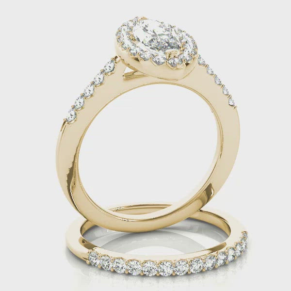 Capetown Marquise Diamond Halo Engagement Ring