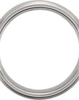 Tungsten 8 mm Rounded Edge Band with Satin Finish