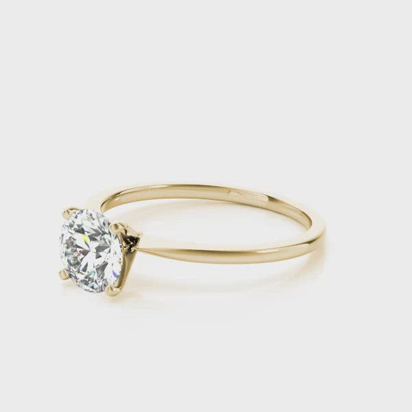 Springville Round Diamond Solitaire Engagement Ring