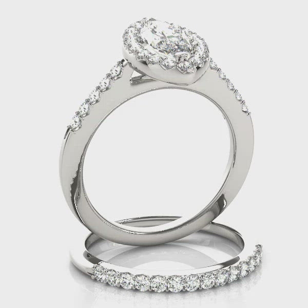 Capetown Marquise Diamond Halo Engagement Ring
