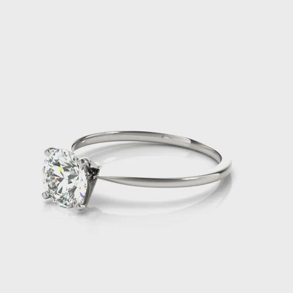 Springville Round Diamond Solitaire Engagement Ring