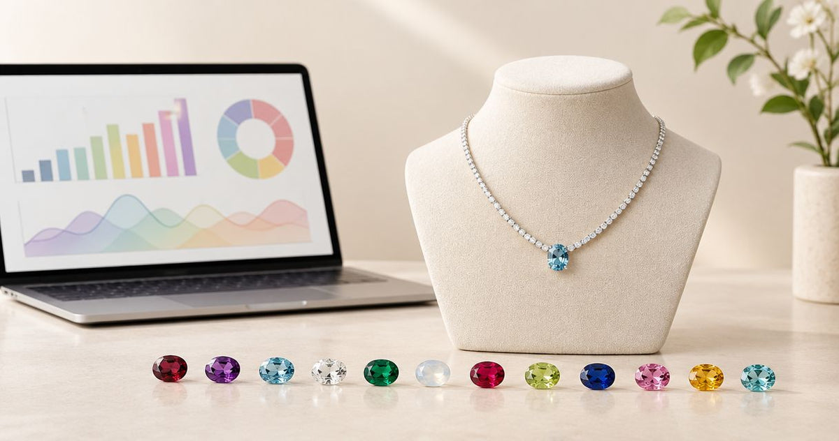 Search demand benchmarks by birthstone month 2026