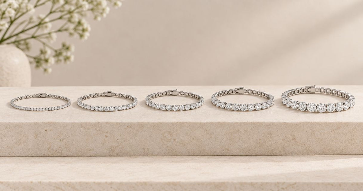 Diamond tennis bracelets ranked by carat weight 2026