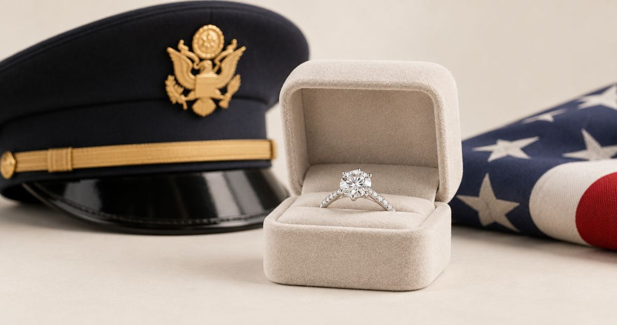 Engagement rings for military couples: complete 2026 guide