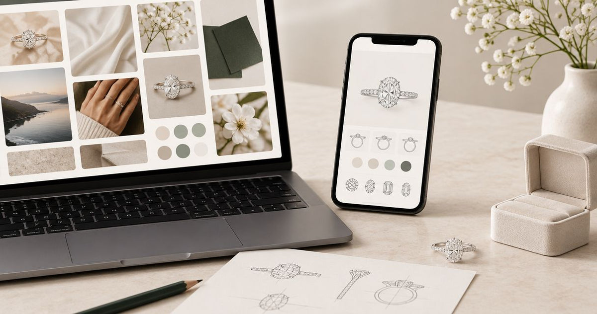 From Pinterest board to custom engagement ring: 2026 workflow