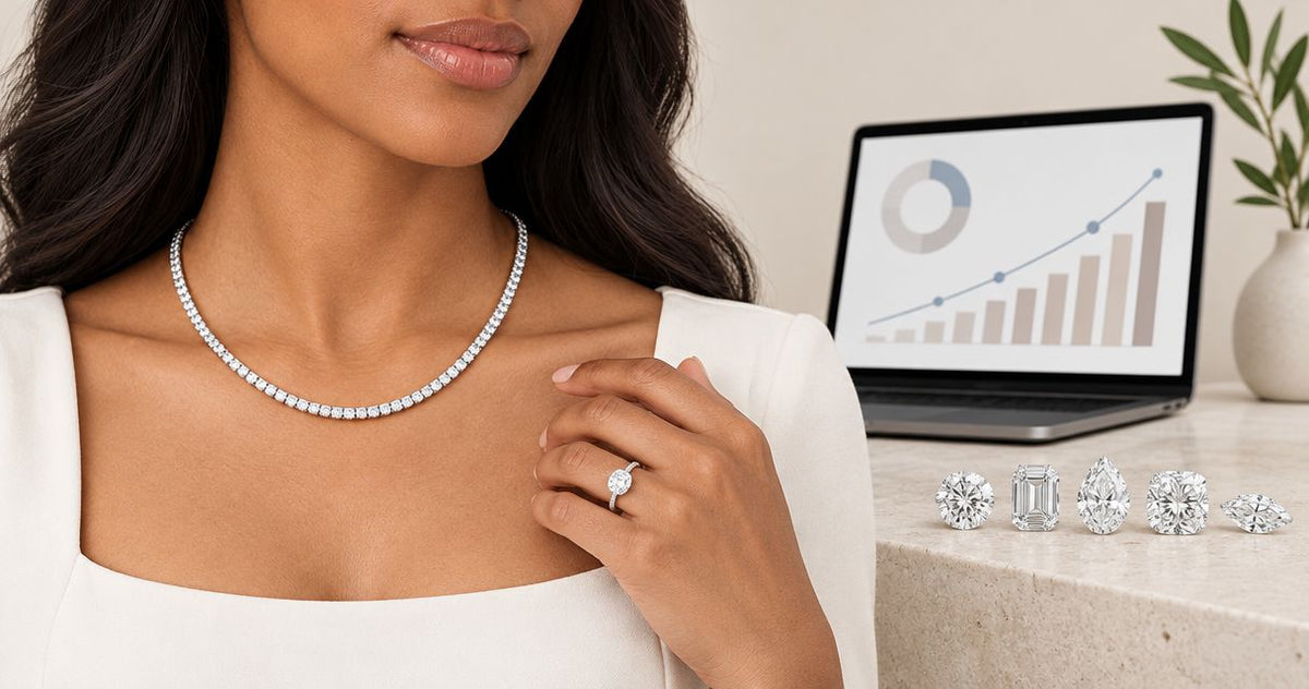 Search demand benchmarks by engagement ring cut 2026