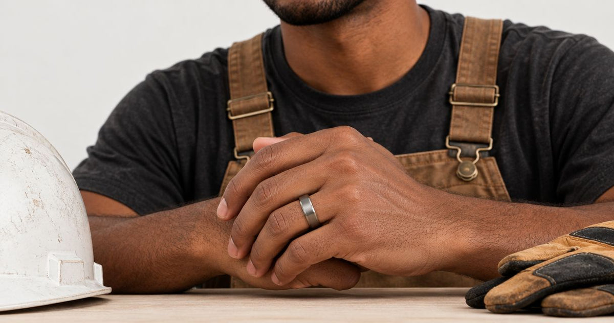 Wedding bands for tradespeople and manual laborers: complete 2026 guide