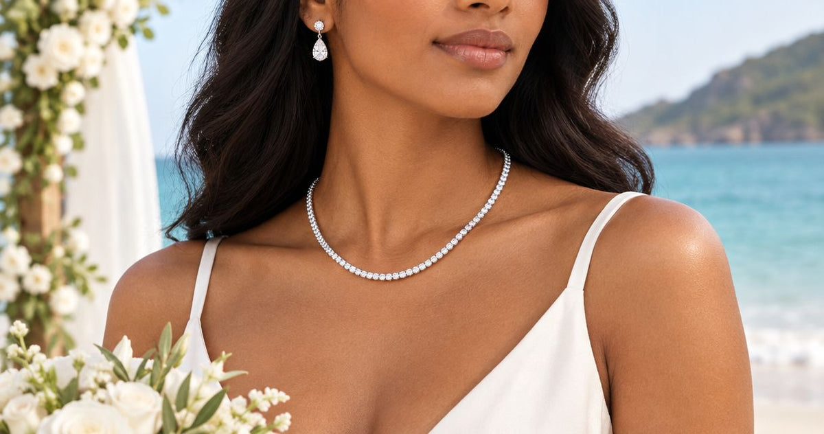 Wedding jewelry for destination weddings: complete 2026 guide