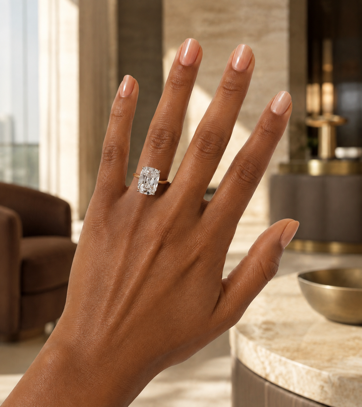 Elongated Cushion Engagement Rings