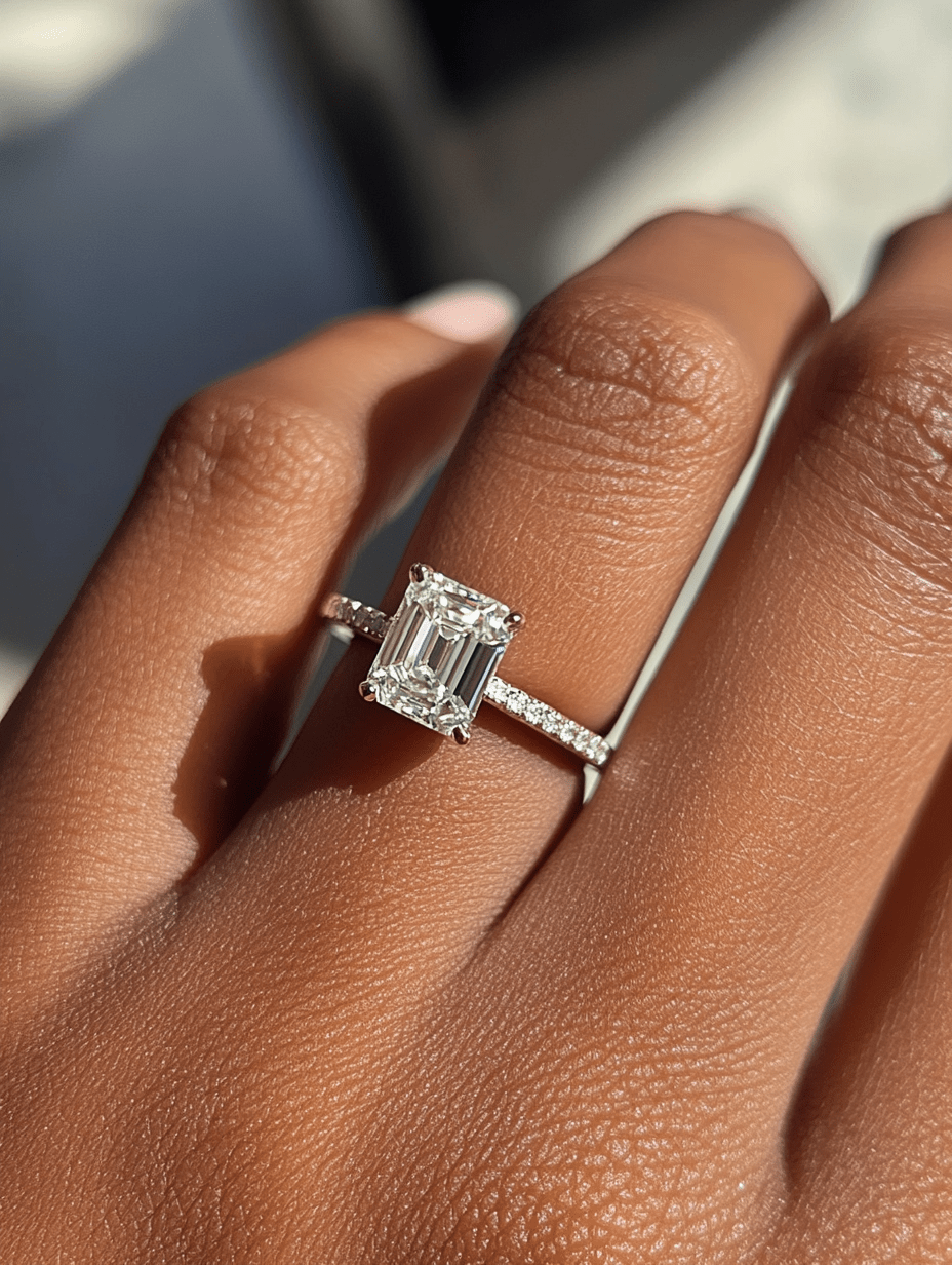 Emerald Cut Engagement Rings - Balacia