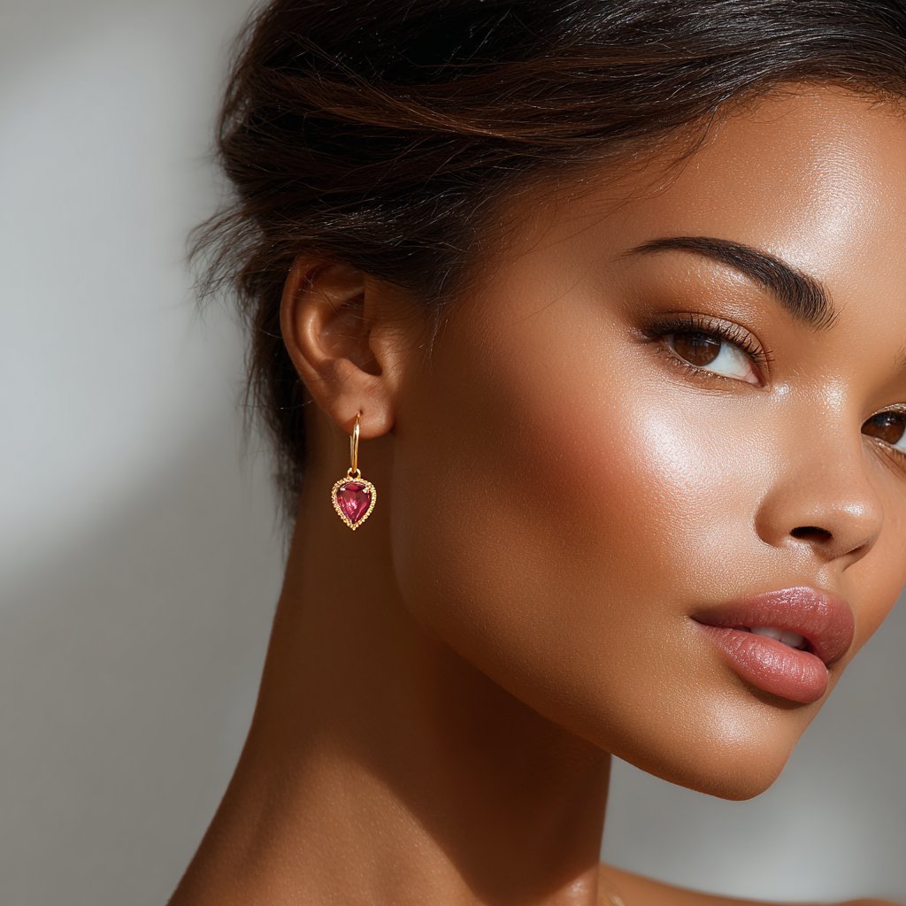 July Birthstone Red Ruby Jewelry