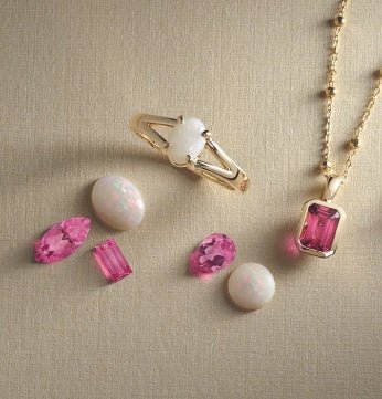 October Birthstone: Opal and Pink Tourmaline Jewelry - Balacia