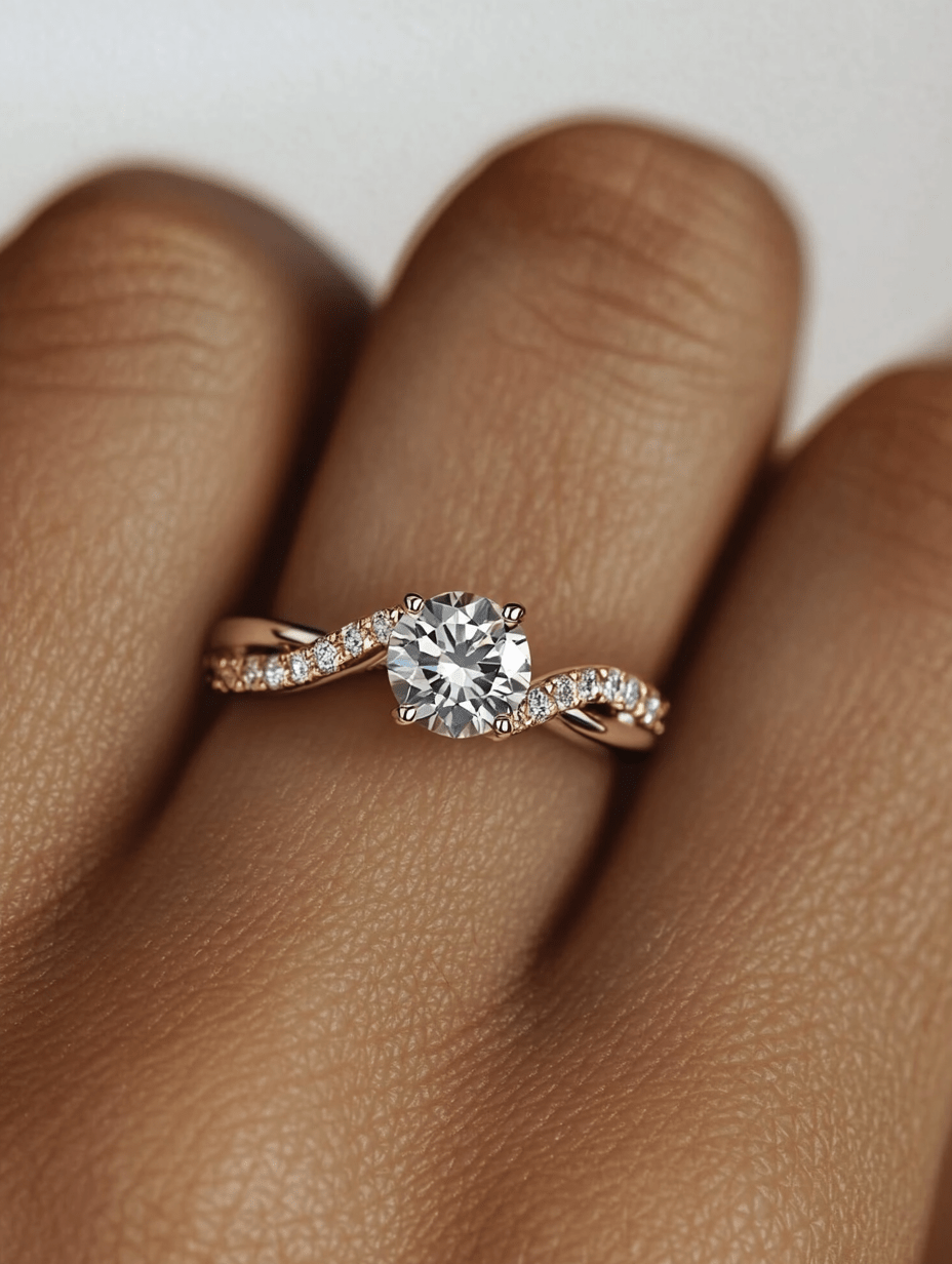 Twist Engagement Rings