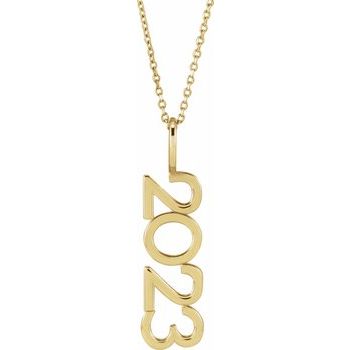 14K 2023 Year 16-18" Necklace