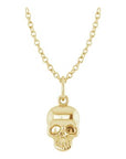 Halloween 14K Skull 16-18" Necklace