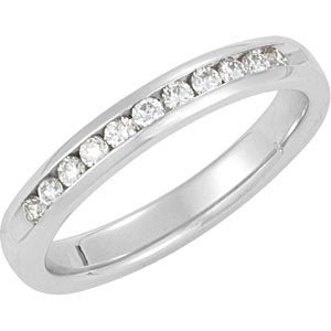 1/4 CTW Diamond Channel - Set Anniversary Band - Balacia