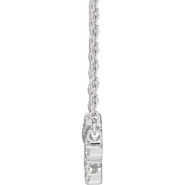 14K 1/6 CTW Diamond Leo 16 - 18&quot; Necklace - Balacia