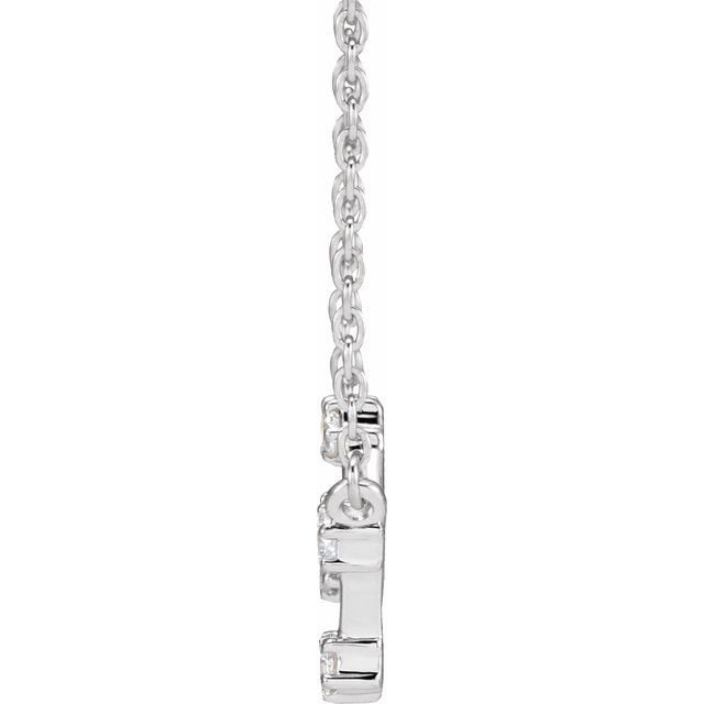 14K 1/6 CTW Diamond Virgo 16 - 18" Necklace - Balacia