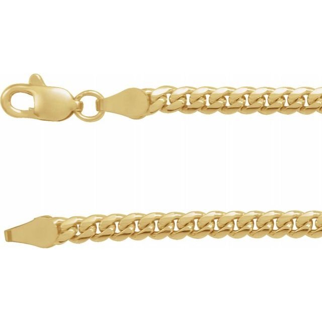 14K 3.3 mm Miami Cuban Link 18" Chain with Lobster Clasp - Balacia