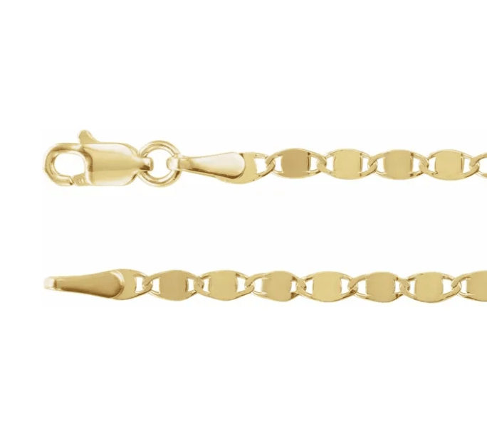 14k Mirror Chain Bracelet, Necklace, or Anklet - Balacia