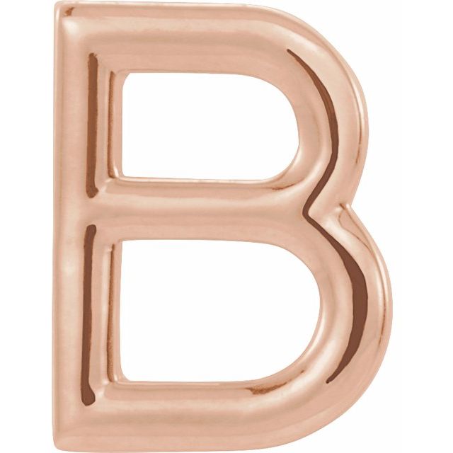 14K Single Initial B Earring - Balacia