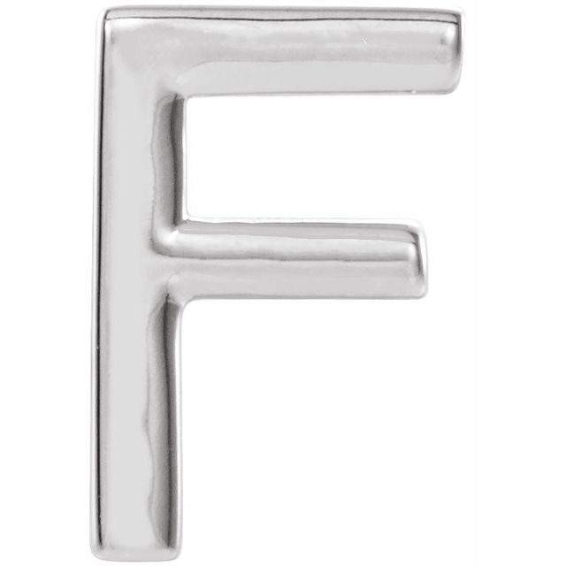 14K Single Initial F Earring - Balacia