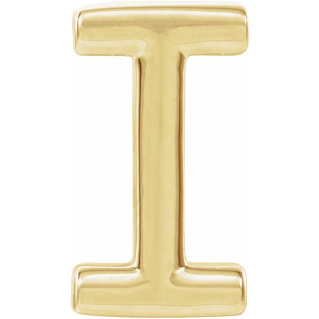 14K Single Initial I Earring - Balacia