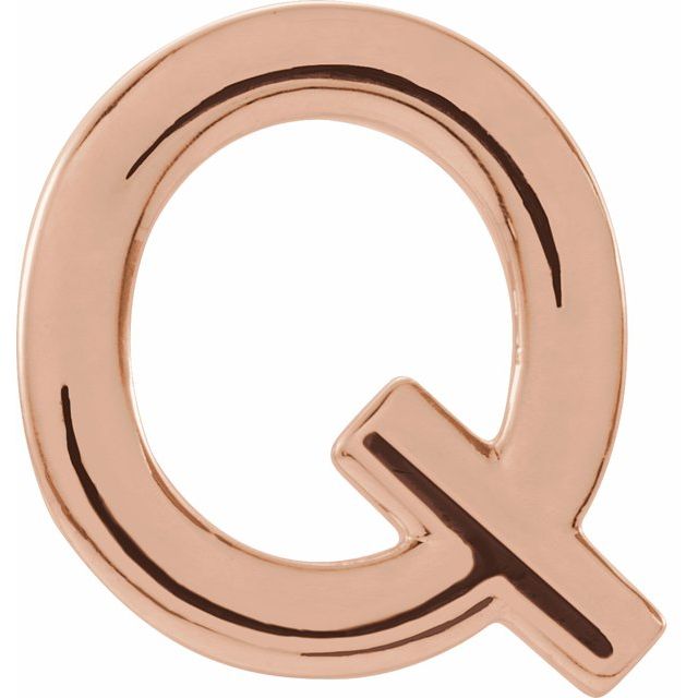 14K Single Initial Q Earring - Balacia