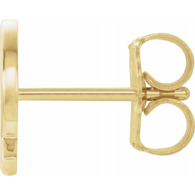 14K Single Initial Q Earring - Balacia