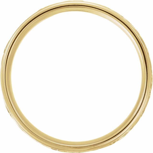 14K Tri - Color 8 mm Woven Band - Balacia