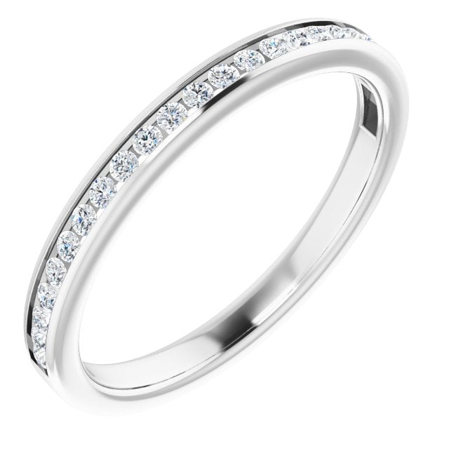 14K White 1/5 CTW Diamond Anniversary Band - Balacia