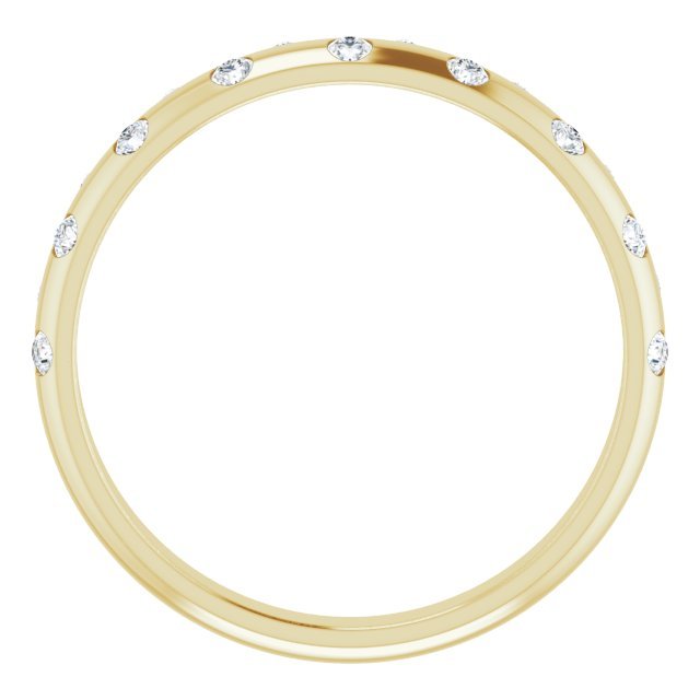14K Yellow 1/6 CTW Diamond Anniversary Band - Balacia