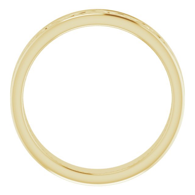 14K Yellow 5 mm Celtic - Inspired Band - Balacia