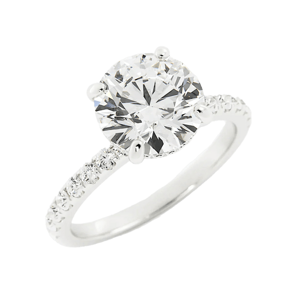 Pierre Moissanite Ronde 1.2 Ct EF - Certificat GRA Avec Inscription Laser