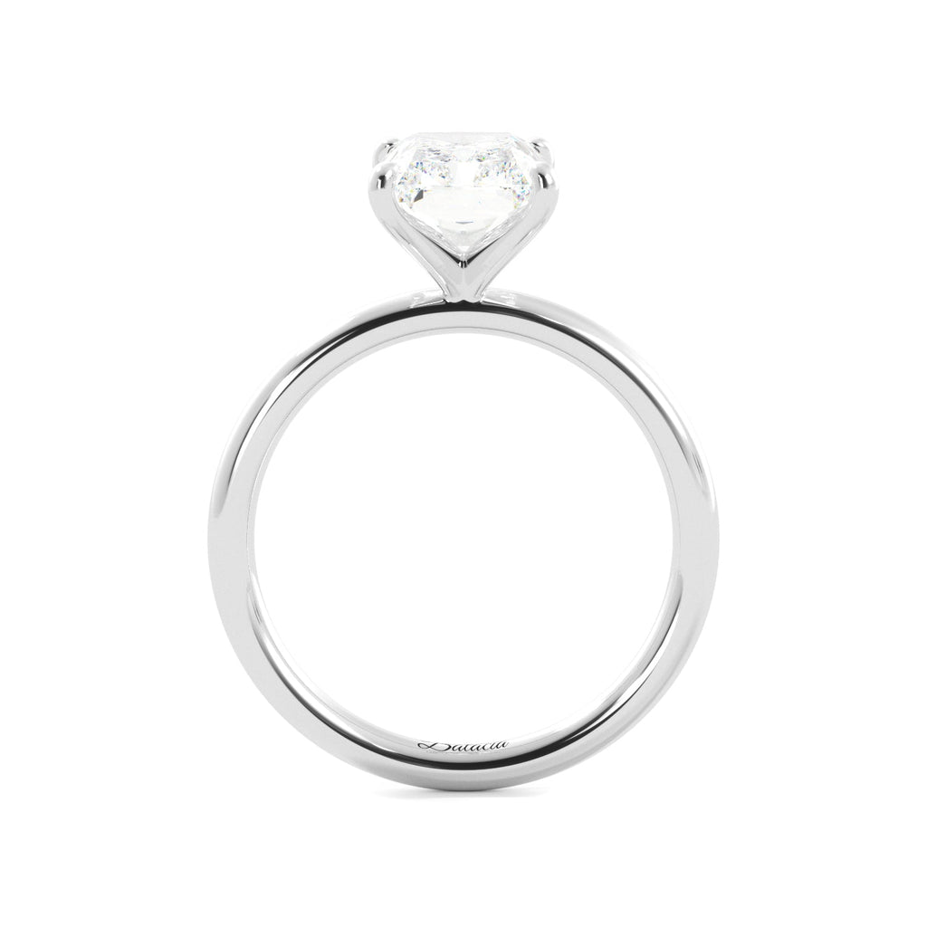 3 Carat Radiant Cut Solitaire Engagement Ring - Balacia