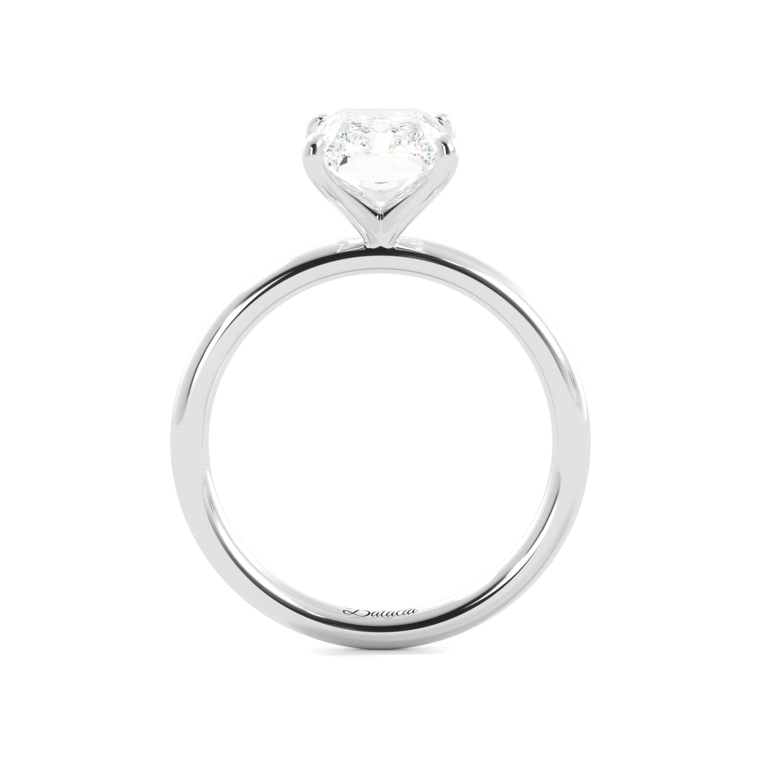 4 Carat Radiant Cut Solitaire Engagement Ring - Balacia