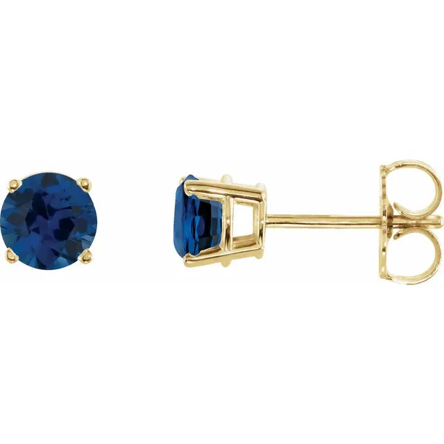 Sapphire Stud Earrings