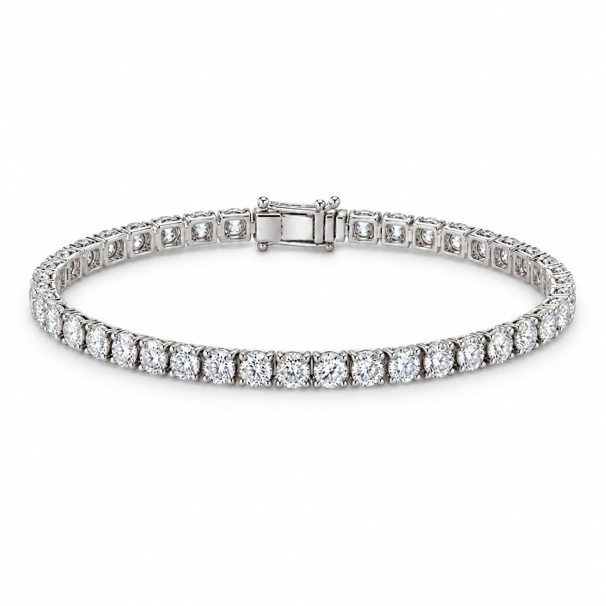 Round Diamond Tennis Bracelet
