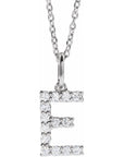 Diamond Initial Pendant Necklace