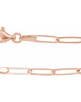 14K 2.6 mm Paperclip-Style 24" Chain