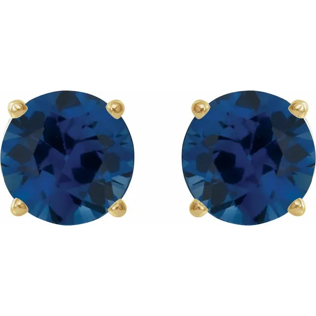 Sapphire Stud Earrings