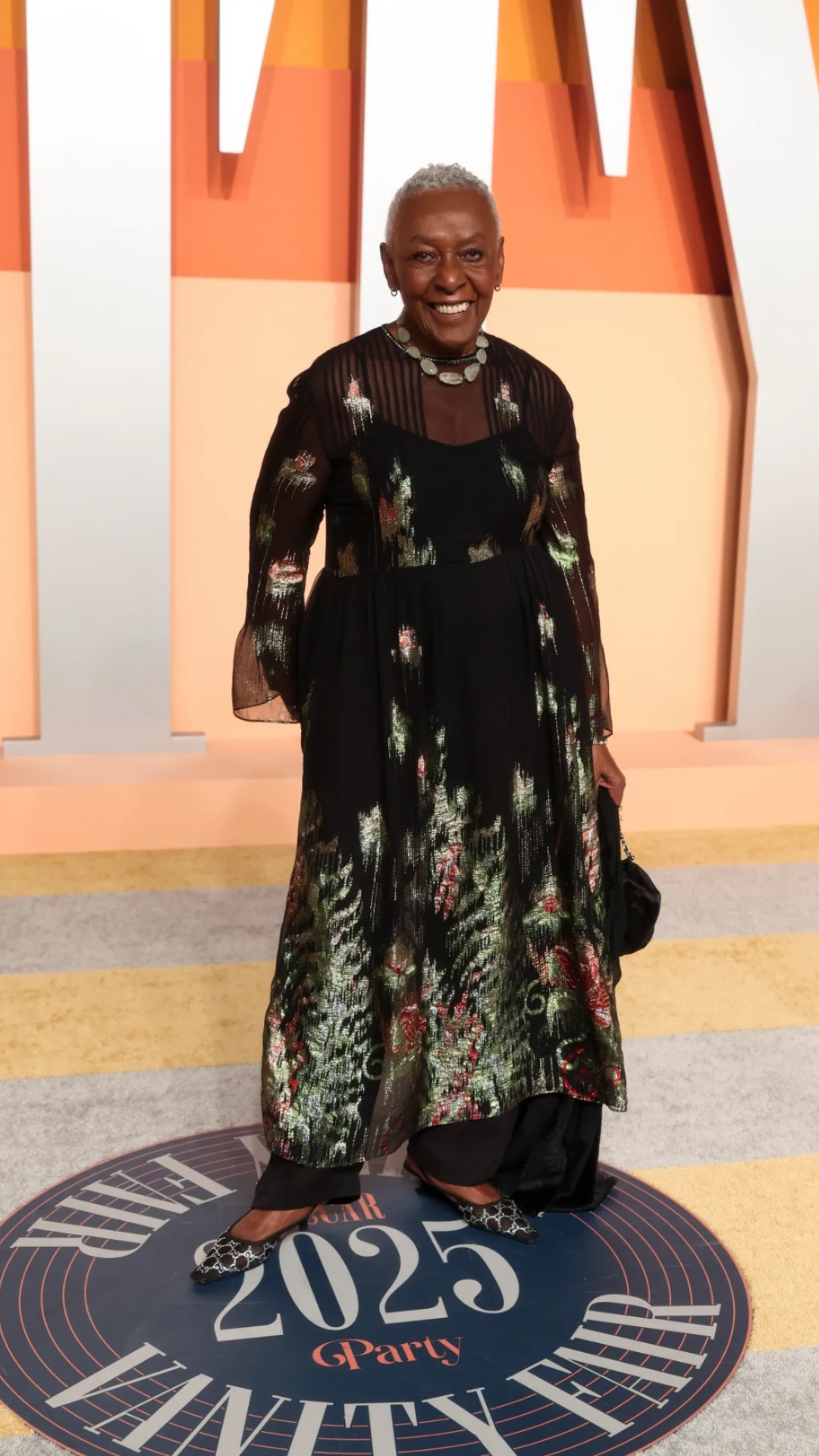 Bethann Hardison wearing Balacia on the red carpet
